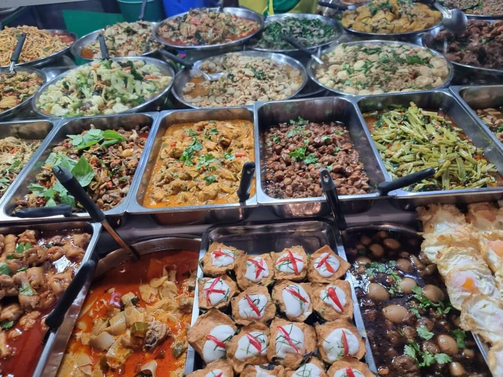 Chef Chin at a local Thai market